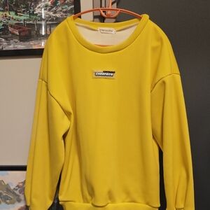 Yellow Crewneck Sweatshirt